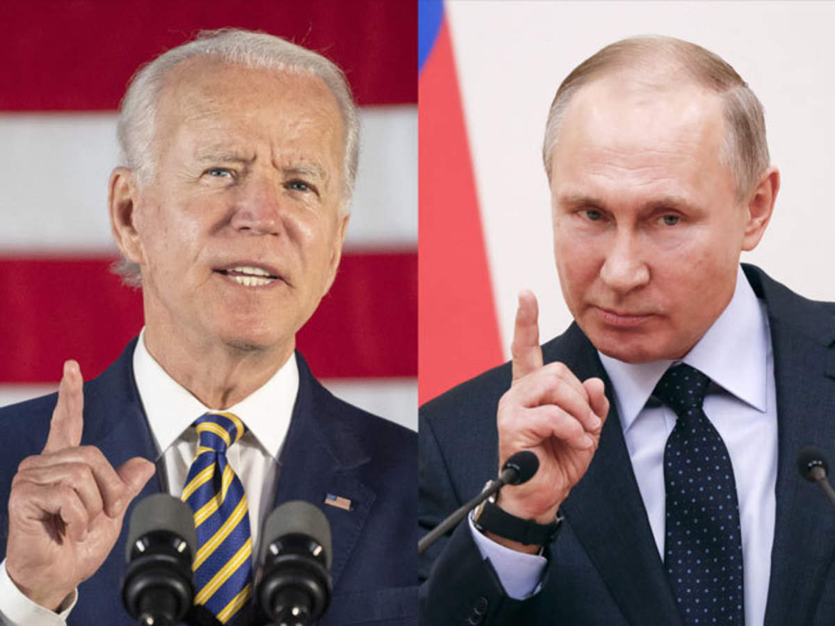 Tổng thống Mỹ Biden (trái) và Tổng thống Nga Putin. Ảnh: AFP.