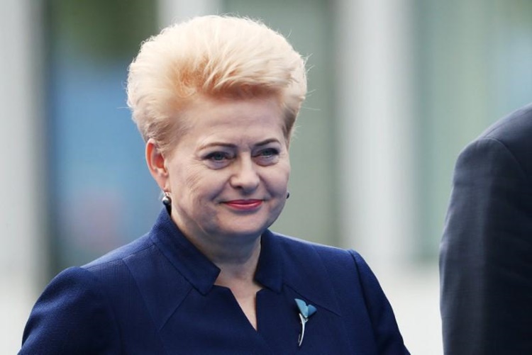 Cựu tổng thống Lithuania Dalia Grybauskaite dự hội nghị thượng đỉnh NATO ở Brussels, Bỉ, tháng 7/2018. Ảnh: Reuters.